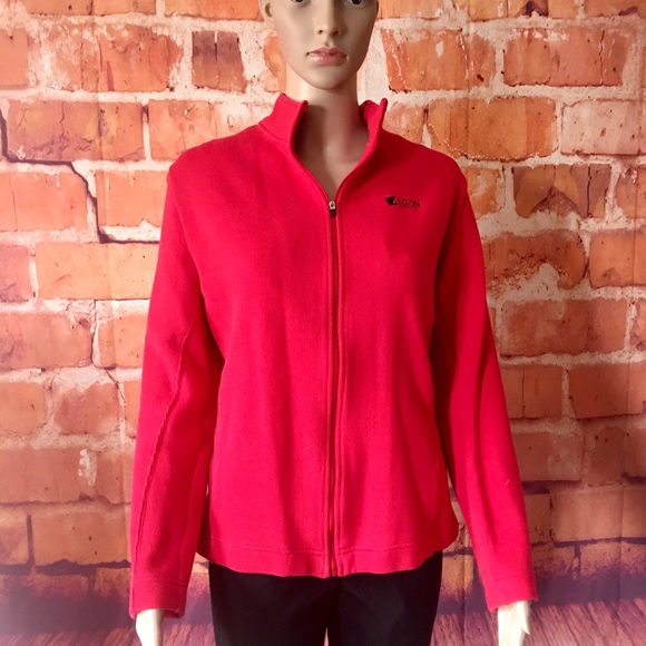Jackets & Coats Red Zip Up Jacket Sz Xxl Poshmark